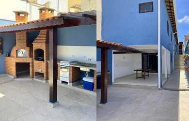 Imagem: A casa possui 3 Dormitórios, 3 Banheiros, 2 Vagas na garagem