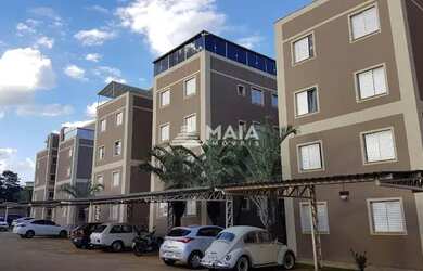 Imagem: O apartamento possui 2 Dormitórios, 1 Banheiro, 1 Vaga na garagem