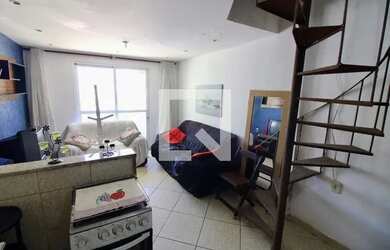 Imagem: O apartamento na cobertura possui 1 Dormitório, 1 Banheiro