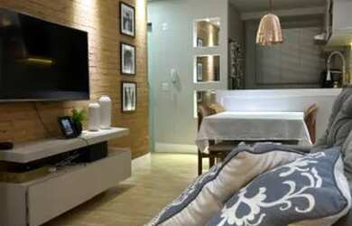 Imagem: O apartamento possui 2 Dormitórios, 1 Banheiro, 1 Vaga na garagem