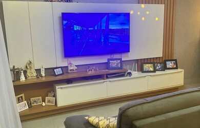 Imagem: A casa em condomínio possui 3 Dormitórios, 3 Banheiros, 4