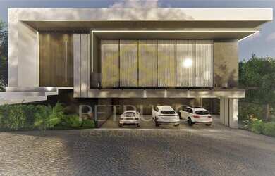 Imagem: A casa em condomínio possui 5 Dormitórios, 5 Banheiros, 5