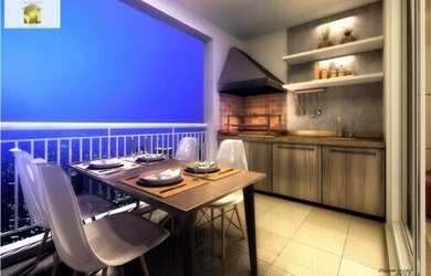 Imagem: O apartamento possui 2 Dormitórios, 2 Banheiros, 1 Vaga na