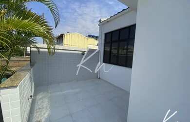 Imagem: O apartamento na cobertura possui 3 Dormitórios, 2 Banheiros