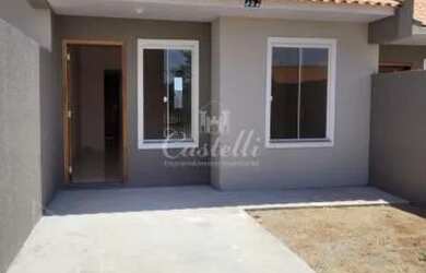 Imagem: A casa possui 3 Dormitórios, 1 Banheiro, 1 Vaga na garagem