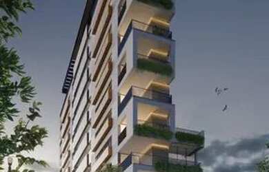 Imagem: O apartamento possui 1 Dormitório, 2 Banheiros, 1 Vaga na garagem