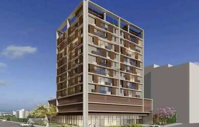 Imagem: O apartamento possui 1 Dormitório, 1 Banheiro, 1 Vaga na garagem