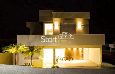 Imagem: A casa em condomínio possui 3 Dormitórios, 5 Banheiros, 4