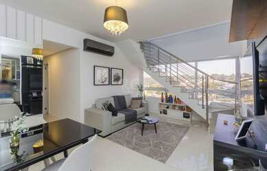 Imagem: O apartamento na cobertura possui 2 Dormitórios, 3 Banheiros