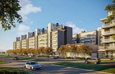 Imagem: O apartamento possui 2 Dormitórios, 1 Banheiro, 1 Vaga na garagem