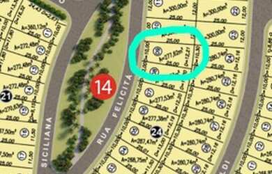 Imagem: O terreno possui 277m² de Área e está localizado em Senador