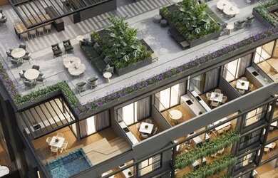 Imagem: O apartamento possui 2 Dormitórios, 1 Banheiro, 1 Vaga na garagem