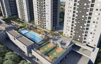 Imagem: O apartamento possui 2 Dormitórios, 1 Banheiro, 1 Vaga na garagem