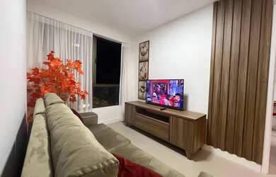 Imagem: O apartamento possui 1 Dormitório, 1 Banheiro, 1 Vaga na garagem