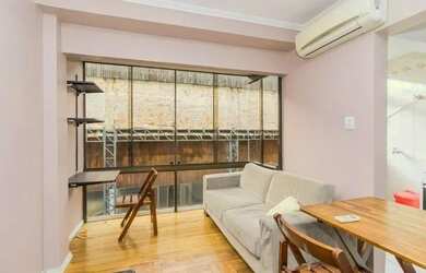 Imagem: O apartamento possui 1 Dormitório, 1 Banheiro, 36m² de Área