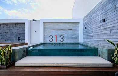 Imagem: O apartamento na cobertura possui 4 Dormitórios, 3 Banheiros