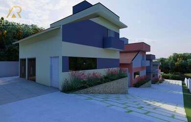 Imagem: A casa possui 2 Dormitórios, 3 Banheiros, 2 Vagas na garagem