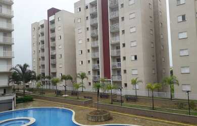 Imagem: O apartamento possui 2 Dormitórios, 1 Banheiro, 1 Vaga na garagem