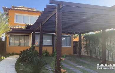 Imagem: A casa em condomínio possui 4 Dormitórios, 5 Banheiros, 4