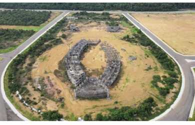 Imagem: O terreno possui Imóvel novo e está localizado em Redenção