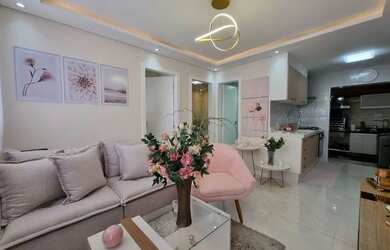 Imagem: O apartamento possui 2 Dormitórios, 1 Banheiro, 1 Vaga na garagem