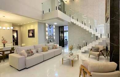 Imagem: A casa em condomínio possui 4 Dormitórios, 5 Banheiros, 5