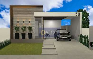 Imagem: A casa em condomínio possui 3 Dormitórios, 1 Banheiro e 77m²