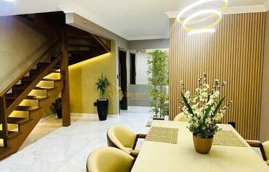 Imagem: O apartamento na cobertura possui 3 Dormitórios, 4 Banheiros