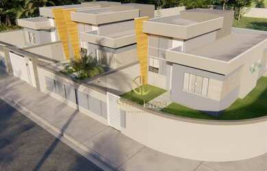 Imagem: A casa possui 2 Dormitórios, 2 Banheiros, 2 Vagas na garagem