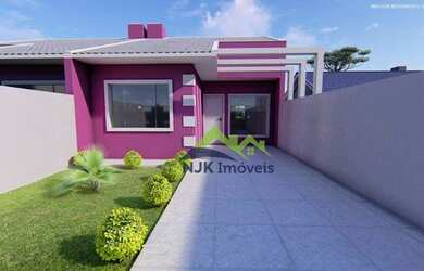 Imagem: A casa possui 3 Dormitórios, 1 Banheiro, 3 Vagas na garagem