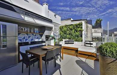 Imagem: O apartamento na cobertura para alugar possui 4 Dormitórios