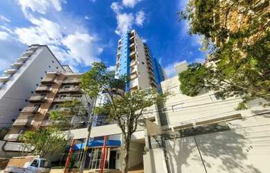 Imagem: O apartamento possui 1 Dormitório, 2 Banheiros, 1 Vaga na garagem