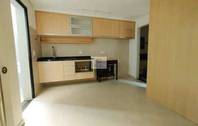 Imagem: O apartamento possui 1 Dormitório, 1 Banheiro, 32m² de Área