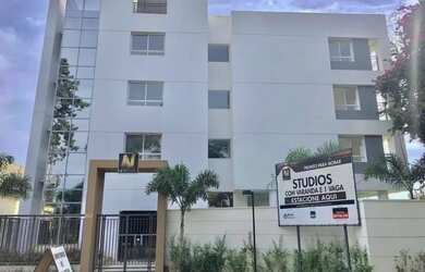 Imagem: O studio possui 1 Dormitório, 1 Banheiro, 1 Vaga na garagem