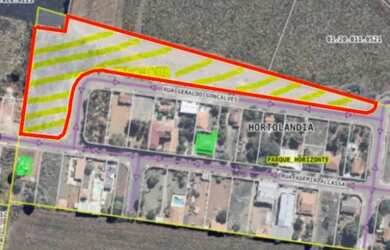 Imagem: O terreno possui 8.959m² de Área e está localizado em Parque