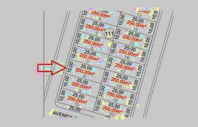 Imagem: O terreno possui 250m² de Área e está localizado em Vale