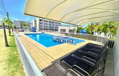 Imagem: O apartamento possui 2 Dormitórios, 1 Banheiro, 1 Vaga na garagem