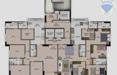 Imagem 5: Apt. à venda na Tamarineira, com 4 qts 3 suítes , 3 vagas, por R$ 750...