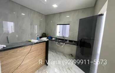 Imagem 2: CASA NOVA linda no PQ. das Nações-Flores, 03Qts, fino acabamento, Terreno...