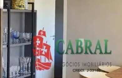 Imagem: O apartamento possui 2 Dormitórios, 1 Banheiro, 1 Vaga na garagem