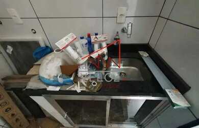 Imagem: A kitnet possui 1 Banheiro, 35m² de Área e está localizado