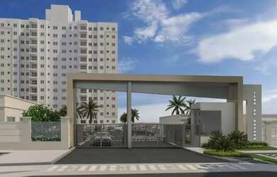 Imagem: O apartamento possui 2 Dormitórios, 1 Banheiro, 1 Vaga na garagem