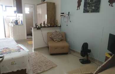 Imagem: A kitnet possui 1 Dormitório, 1 Banheiro e está localizado