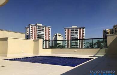 Imagem: O apartamento na cobertura possui 4 Dormitórios, 4 Banheiros