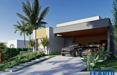 Imagem: A casa em condomínio possui 4 Dormitórios, 5 Banheiros, 2