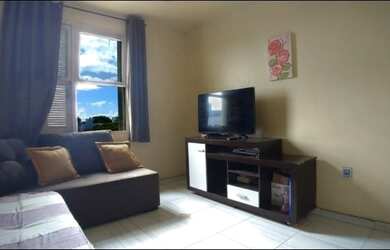 Imagem: O apartamento possui 2 Dormitórios, 1 Banheiro, 1 Vaga na garagem