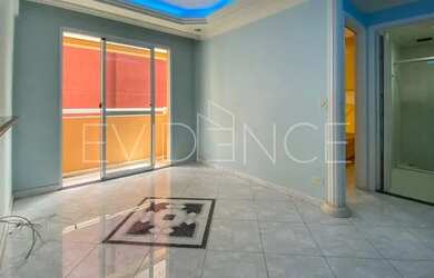 Imagem: O apartamento possui 1 Dormitório, 1 Banheiro, 1 Vaga na garagem