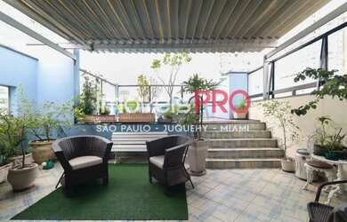 Imagem: O apartamento na cobertura possui 3 Dormitórios, 4 Banheiros