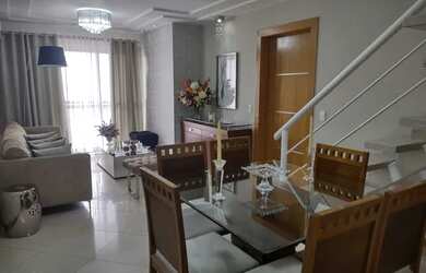 Imagem: O apartamento na cobertura possui 3 Dormitórios, 3 Banheiros