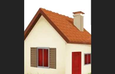 Imagem: A casa possui 3 Dormitórios, 1 Banheiro, 2 Vagas na garagem